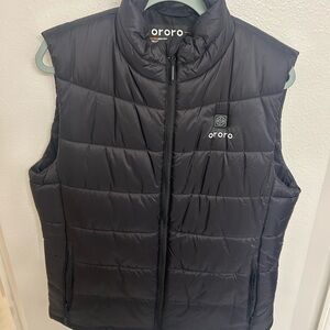 Ororo Black Puffer Vest